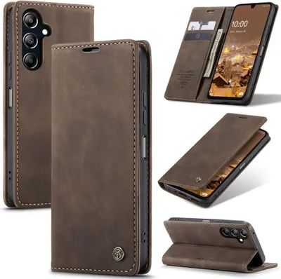 Produktbild von Samsung Galaxy A26 Hülle - CaseMe 013 Klapphülle - Dunkelbraun