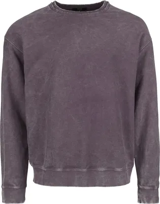 Produktbild von RED by EMP Herren lila Sweatshirt mit offener Naht am Halsausschnitt L