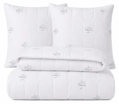 Produktbild von sei Design SWAN Bettset 4-tlg 2x Winterbettdecke 135x200 + 2x Kissen 80x80