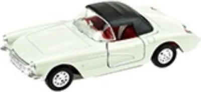 Produktbild von WELLY Modellauto Chevrolet 1957 Corvette weiß