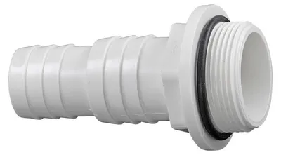 Produktbild von Schlauchtülle Pumpenanschluss 1 1/2' AG 32/38 mm weiß (1 Stk.)
