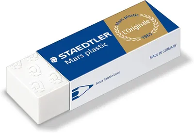 Produktbild von Staedtler Mars Plastic 526 50 - Radierer aus Kunststoff, weiß