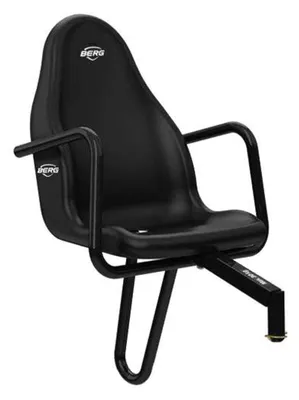 Produktbild von BERG Gokart Soziussitz Black XL, Bequemer Zusatzsitz für Pedal-Gokart, 30kg Belastbar, Mitfahrgelegenheit, Sicher & Robust, Einfache Montage