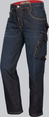 Produktbild von BP Worker-Jeans dark blue washed, Gr. 42/32