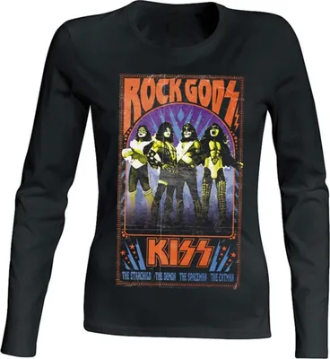 Obrázek produktu pro Kiss - Rock Gods dámské tričko s dlouhým rukávem