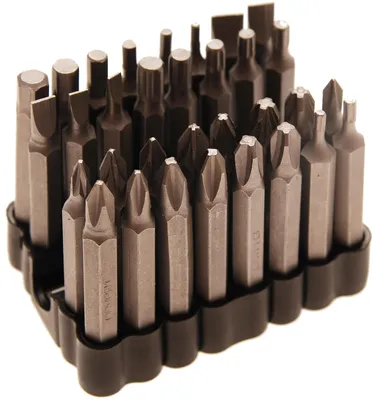 Image de KRAFTMANN 20810 Jeu d'embouts pour vis de sécurité 50 mm, 33 pces