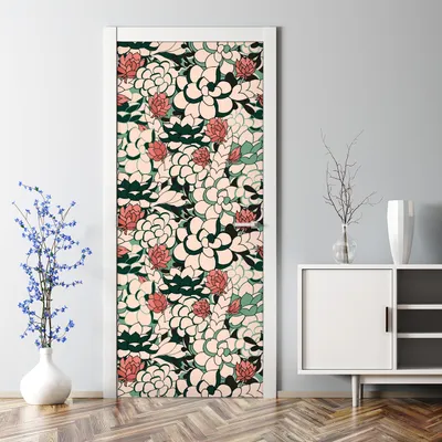 Produktbild von Dekorative Türtato Aufkleber selbstklebend Klebefolie Türposter Kakteentöpfe 70 x 200 cm