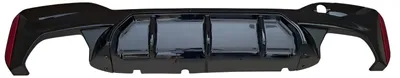 Für BMW 5er G30 G31 2017- M-Paket Heckdiffusor Diffusor Stoßstange Glanz Schwarz in der Farbe Schwarz von Goingfast