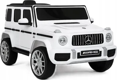 Produktbild von Ekspand | Elektroauto Mercedes G63 - Weiß - - Mit Fernbedienung - EVA Räder
