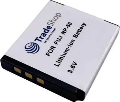 Produktbild von Trade-Shop Li-Ion Kamera-Akku 3,6V kompatibel mit Kodak EasyShare M1033, M1093 IS, V1073, V1233, V1253, V1273, PlayFull Dual Zi12