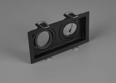 Produktbild von Trio Einbauleuchte 2-flammig KENAI 17,2 x 9,2cm Schwarz matt