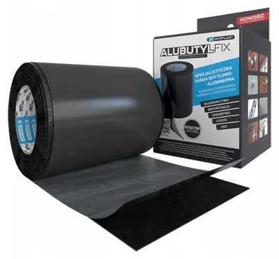 Zdjęcie produktu dla Tasma butylowa ALUBUTYLFIX 150mm x 10m Uszczelnia dach, okna, rynny