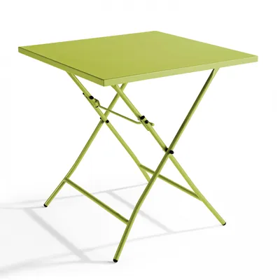 Produktbild von Tischer Klappbarer Outdoor-Gartentisch Grün - Oviala Palavas