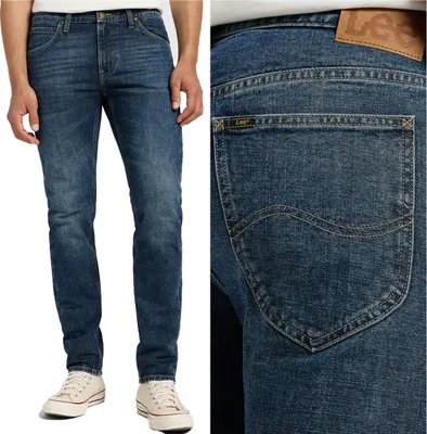 Produktbild von LEE, Herren Jeanshosen, Straight fit, DAREN ZIP FLY, W34 L34, Blau, Jeans, baggyjeans, buggy
