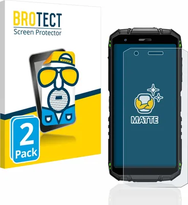 Produktbild von 2x BROTECT Schutzfolie für Doogee S41 Pro Displayschutz Displayschutzfolie Folie Matt Entspiegelungsfolie