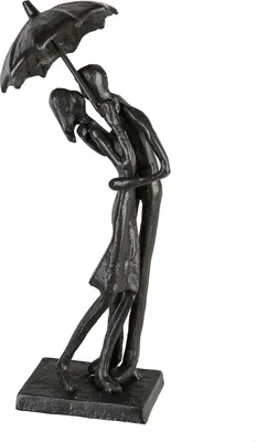 Produktbild von Casablanca 74909 Design Skulptur ' Umbrella ' Gußeisen Figur Liebespaar