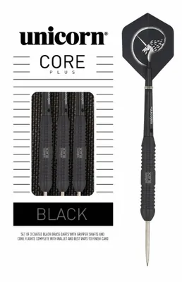 Produktbild von Unicorn Core Plus Black Brass - Steeldarts