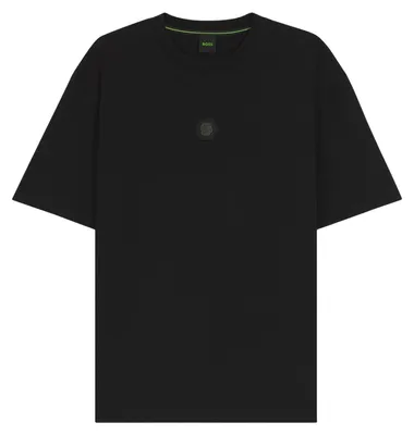 Image de Boss - T-shirt unie homme/femme, logo, coton GT16667 (S) (noir)