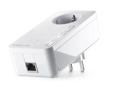 Produktbild von Devolo Magic 1 LAN 1-1, 1200 Mbit/s, IEEE 802.3, IEEE 802.3ab, IEEE 802.3az, IEEE 802.3u, IEEE 802.3x, Typ F, Gigabit Ethernet, 10,100,1000 Mbit/s, 300,1200 Mbit/s