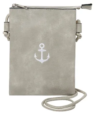 Produktbild von Leoberg Crossbag Tasche aus Kunstleder - Umhängetasche in 313128-Grau-28