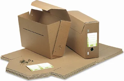 Zdjęcie produktu dla Pudełko archiwizacyjne 370x115x265mm brązowe
