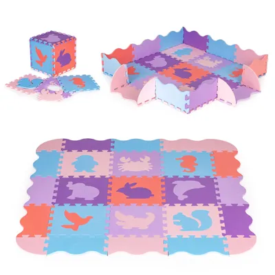Produktbild von IPLAY - Laufgitter Puzzle Schaumstoffkissen Laufgitter für Kinder