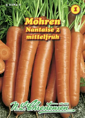 Produktbild von Speisemöhre Nantaise 2 | Möhrensamen von N.L. Chrestensen
