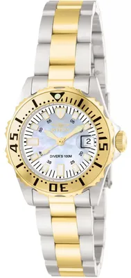 Obrázok produktu pre Invicta Pro Diver 6895 Dámske Hodinky - Quartz Pohyb - Nerezová Oceľ s Bílým Ciferníkom - 30 mm