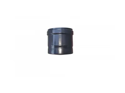 Obrázek produktu pro Žemini, kondenzační nádoba, průměr 80 mm, smaltovaná, černá (pro peletová kamna)