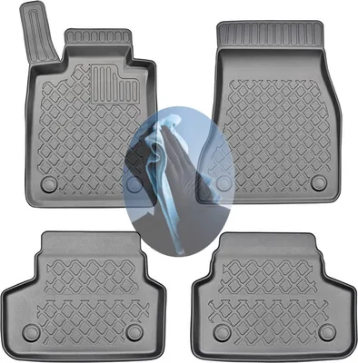 Produktbild von Z521949 TPE-Gummifußmatten kompatibel mit  BMW 5er  G31 Facelift Touring Kombi 5-türer 2020-