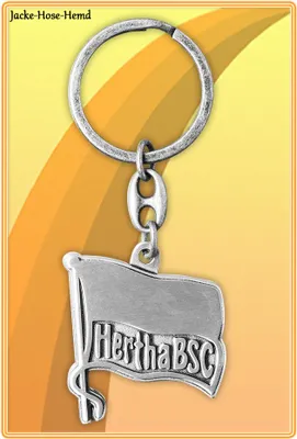 Produktbild von Hertha BSC Schlüsselanhänger Schlüsselband Berlin Metall
