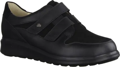 Zdjęcie produktu dla Finn Comfort Telde Damska pantofle, skóra, czarne, wygodne buty - marki Finn Comfort, czarne, skóra (nuri/nubuk)