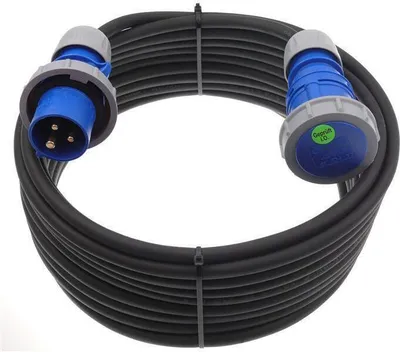 Produktbild von CEE Verlängerung Camping Caravan 3G2,5 3x2,5 Wasserdicht 16A IP67 5-50m, Größe:3G2.5/ 50m