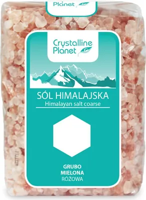 Produktbild von Rosa Salz, grob gemahlen, 600 g – CRYSTALLINE PLANET