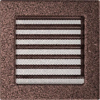 Produktbild von Lüftungsabdeckung 17x17 Kupfer mit Jalousien