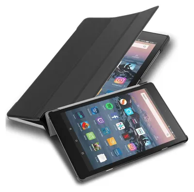Obrázok produktu pre Cadorabo ochranný kryt pre tablet Kindle FIRE HD 8 2017 / 2018 (7. a 8. gen.) obal v čiernom puzdre kryt taška