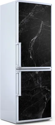 Produktbild von Magnete Dekorative - 70 cm x 190 cm - Küche - Magnetmatte Kühlschrankmagnete - Schwarz Marmor