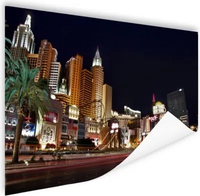 Produktbild von MuchoWow® Poster Strip - Las Vegas - Straße 90x60 cm - Schlafzimmer