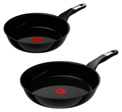 Produktbild von Tefal Explore Ceram G2149032, Frittierset, Schwarz, Aluminium, Keramik, Schwarz, Thermo-Punkt