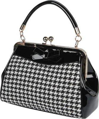 Produktbild von Banned Alternative Handtasche Damen Gene schwarz/weiß Rockwear Polyester Standard