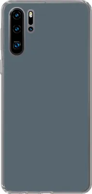 Produktbild von MuchoWow® Handyhülle Schutzhülle Hülle für Telefoonhoesje Huawei P30 Pro Farben - Blau - Innen Silikon Softcase Handy Hülle - Schutzdeckel