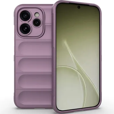 Produktbild von Handyhülle für Oppo Reno15 Pro Weich TPU Silikon Stossfest Anti-rutsch Hülle Lila
