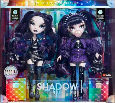 Obrázek produktu pro MGA Rainbow High Shadow High speciální edice Twins Storm dvojčata