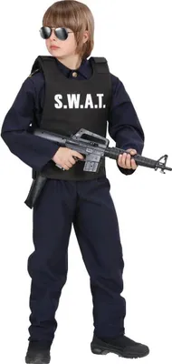 Obrázek produktu pro S. W. A. T. vesta dětská vesta - SWAT speciální policejní komando pružné