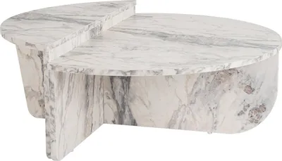 Produktbild von Dmora Couchtisch Feglino 90x60x35h cm Weiß