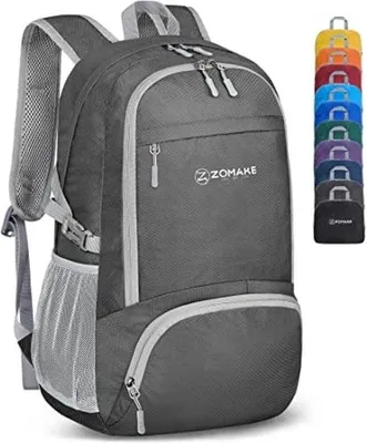 Produktbild von Famanu Faltbarer Rucksack 30L - Ultraleicht, Wasserdicht, Packbar für Outdoor und Reisen