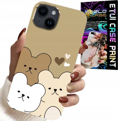 Zdjęcie produktu dla Etui Do Iphone 15 - Miś, Misie Wzory Dla Najmłodszych Dzieci