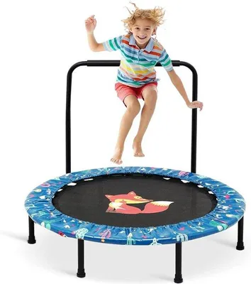 Produktbild von Famanu Kindertrampolin mit Sicherheitsnetz - Indoor und Outdoor