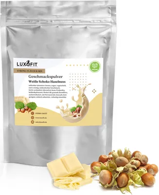 Immagine prodotto di Aroma di cioccolato bianco e nocciola in polvere Mix Flavour 300 g