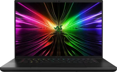 Immagine prodotto di Razer Blade 16, portatile da gioco con processore Intel Core i9 14900HX fino a 5,80 GHz, 16", QHD+, OLED, 240 Hz, 32 GB DDR5, 1 TB SSD, scheda grafica NVIDIA Geforce RTX 4080 12 GB GDDR6, Windows 11 Home, nero anodizzato